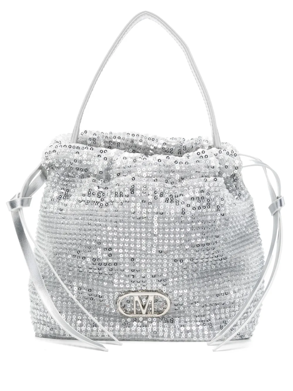 Marc Ellis sequin-embellished tote bag | Silver | Image 1