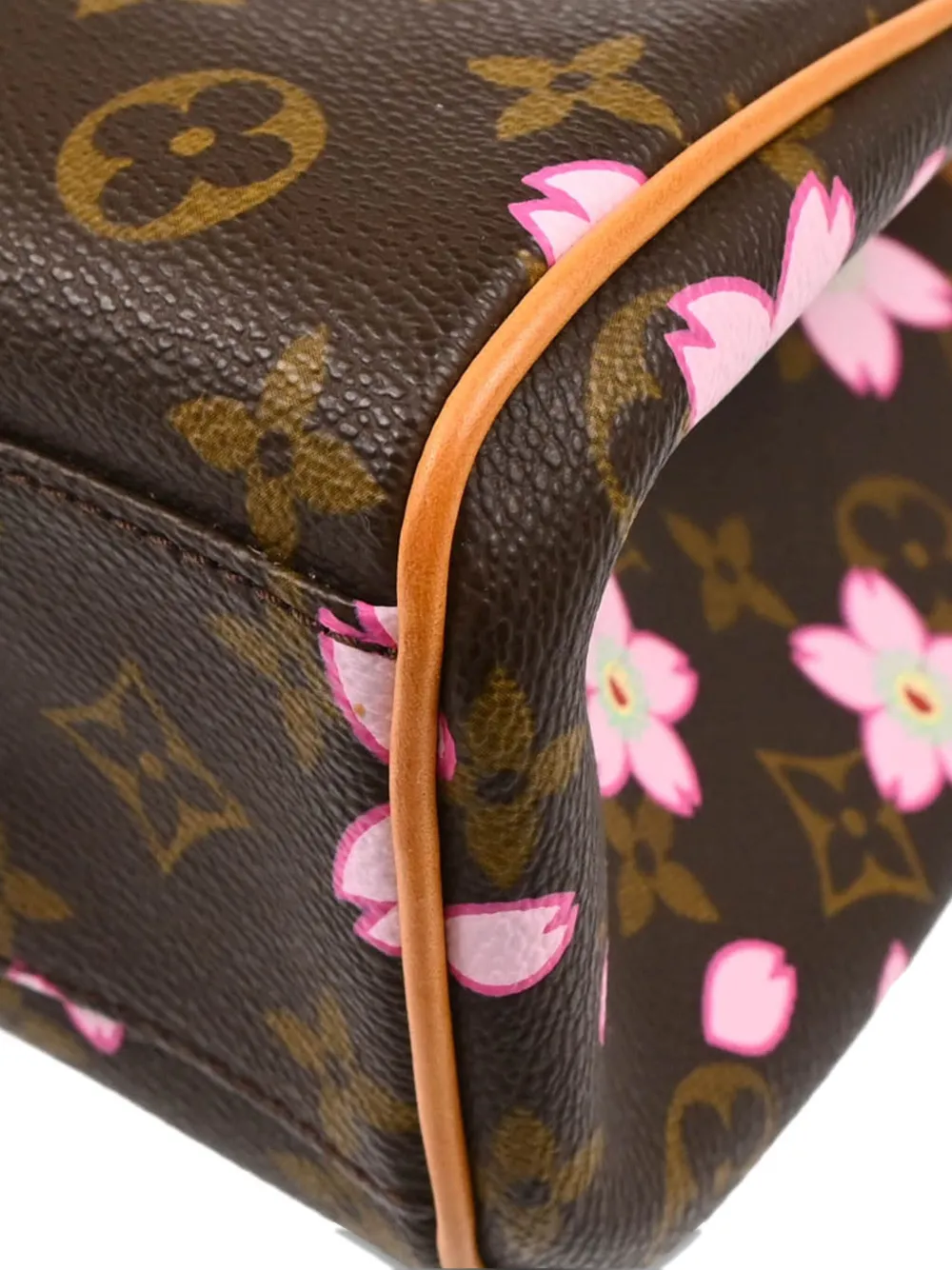 Pre-owned Louis Vuitton X Takashi Murakami 2003 Cherry Blossom-print Pm Handbag