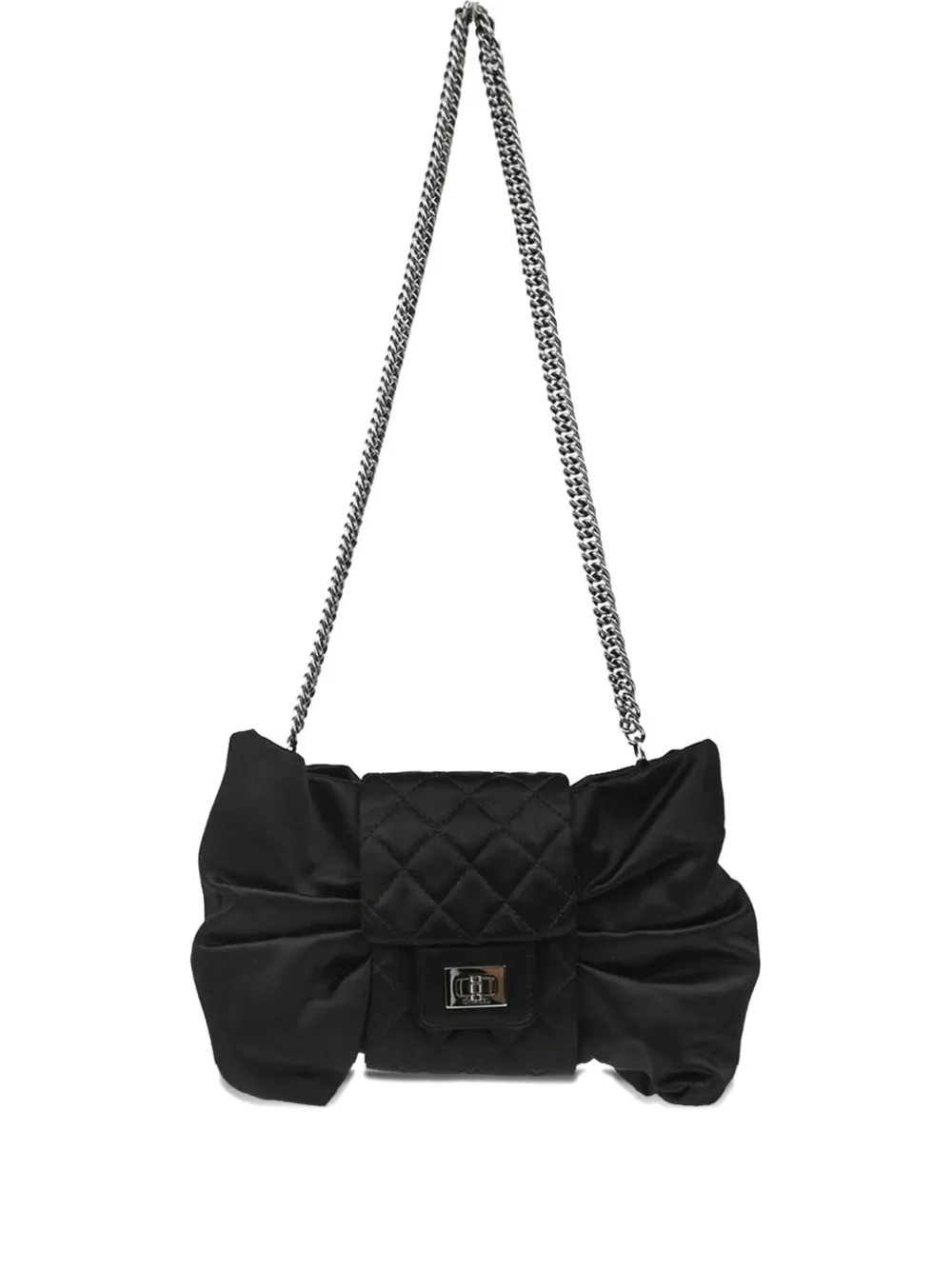 CHANEL Pre-Owned キルティング ショルダーバッグ - ブラック CHANEL Pre-Owned キルティング ショルダーバッグ - ブラック