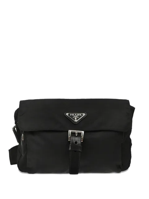 Prada Pre-Owned sac porté épaule à plaque logo (années 1990-2000)
