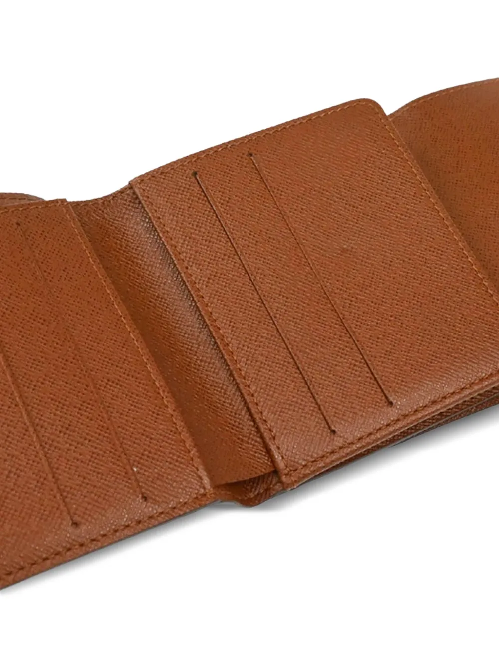Pre-owned Louis Vuitton Monogram Canvas Wallet In Brown