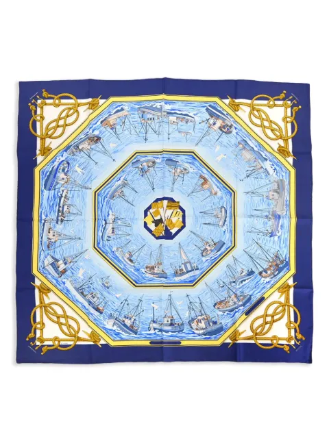 Hermès Pre-Owned 1990-2000s Retour de Peche scarf