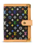 Louis Vuitton Pre-Owned 2004 x Takashi Murakami Agenda PM cover - Black