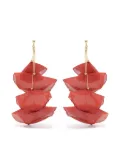 Twist & Tango drop-design earrings - Red