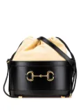 Gucci Pre-Owned 2000-2015 Leather Horsebit 1955 bucket bag - Black