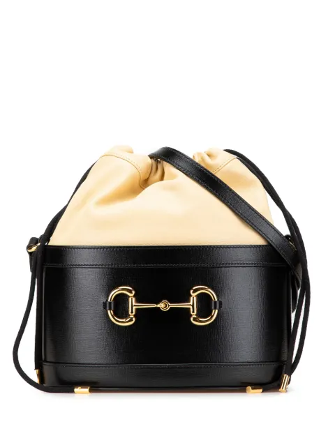 Gucci Pre-Owned 2000-2015 Leather Horsebit 1955 bucket bag