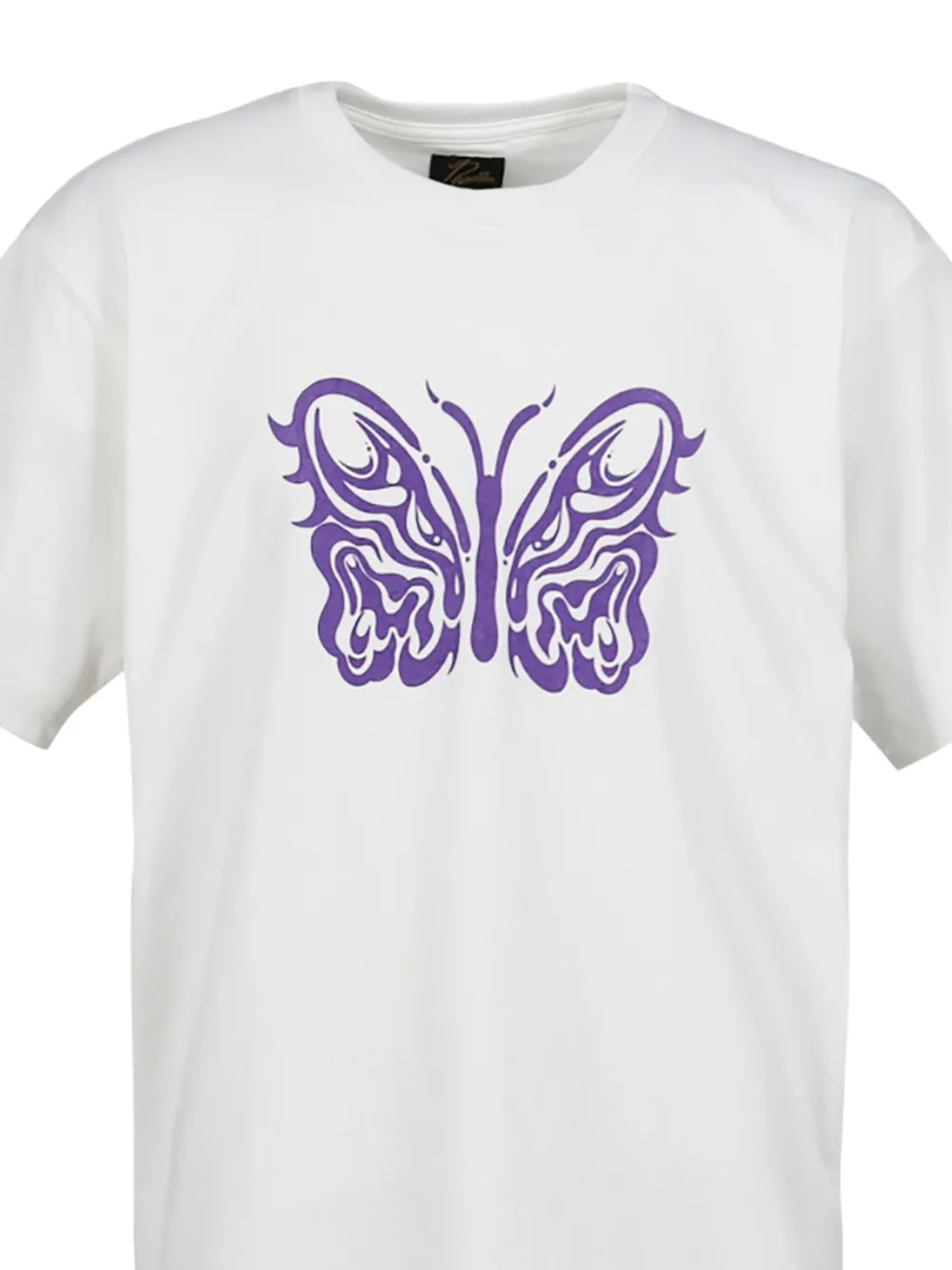 Needles T-shirt met vlinderprint - Blauw