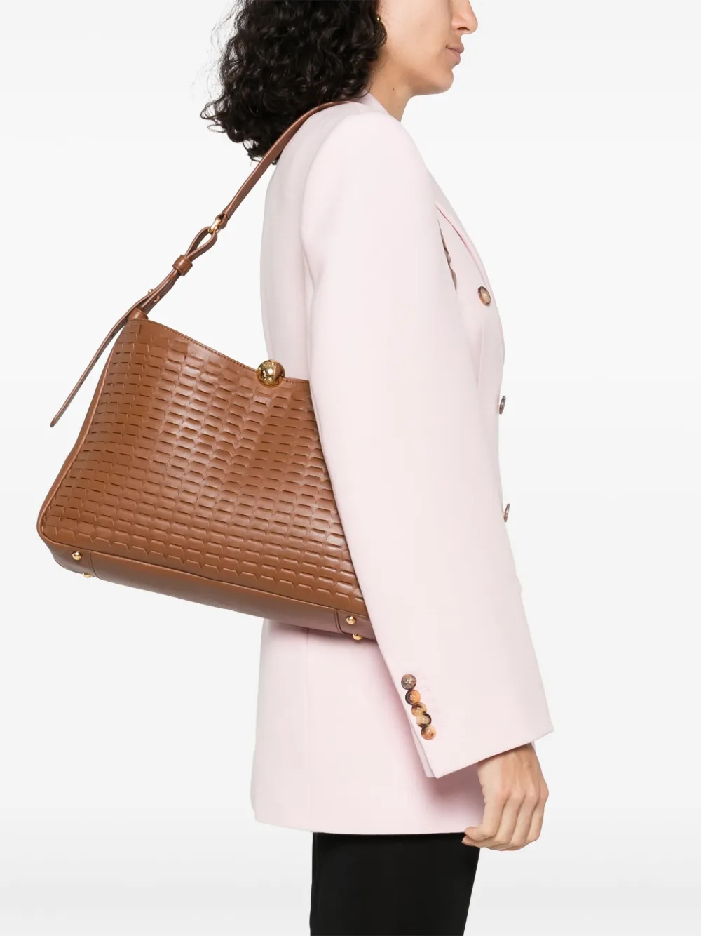 Furla leather shoulder bag - Bruin