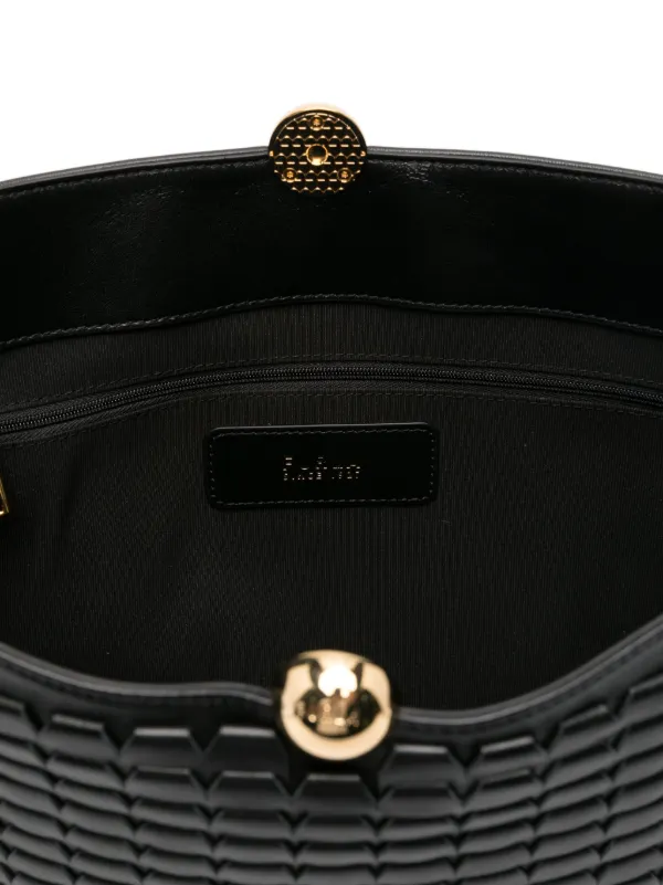 Furla レザーショルダーバッグ | ブラック | FARFETCH JP