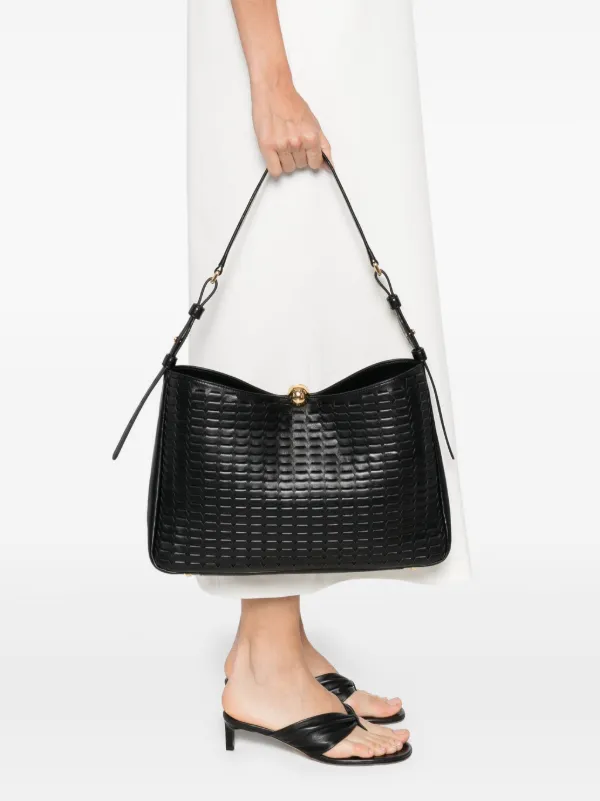 Furla レザーショルダーバッグ | ブラック | FARFETCH JP