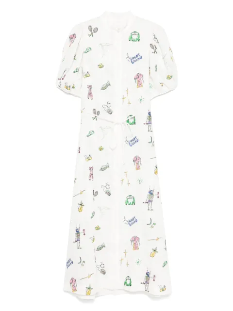 ALEMAIS Salve Terrah midi dress