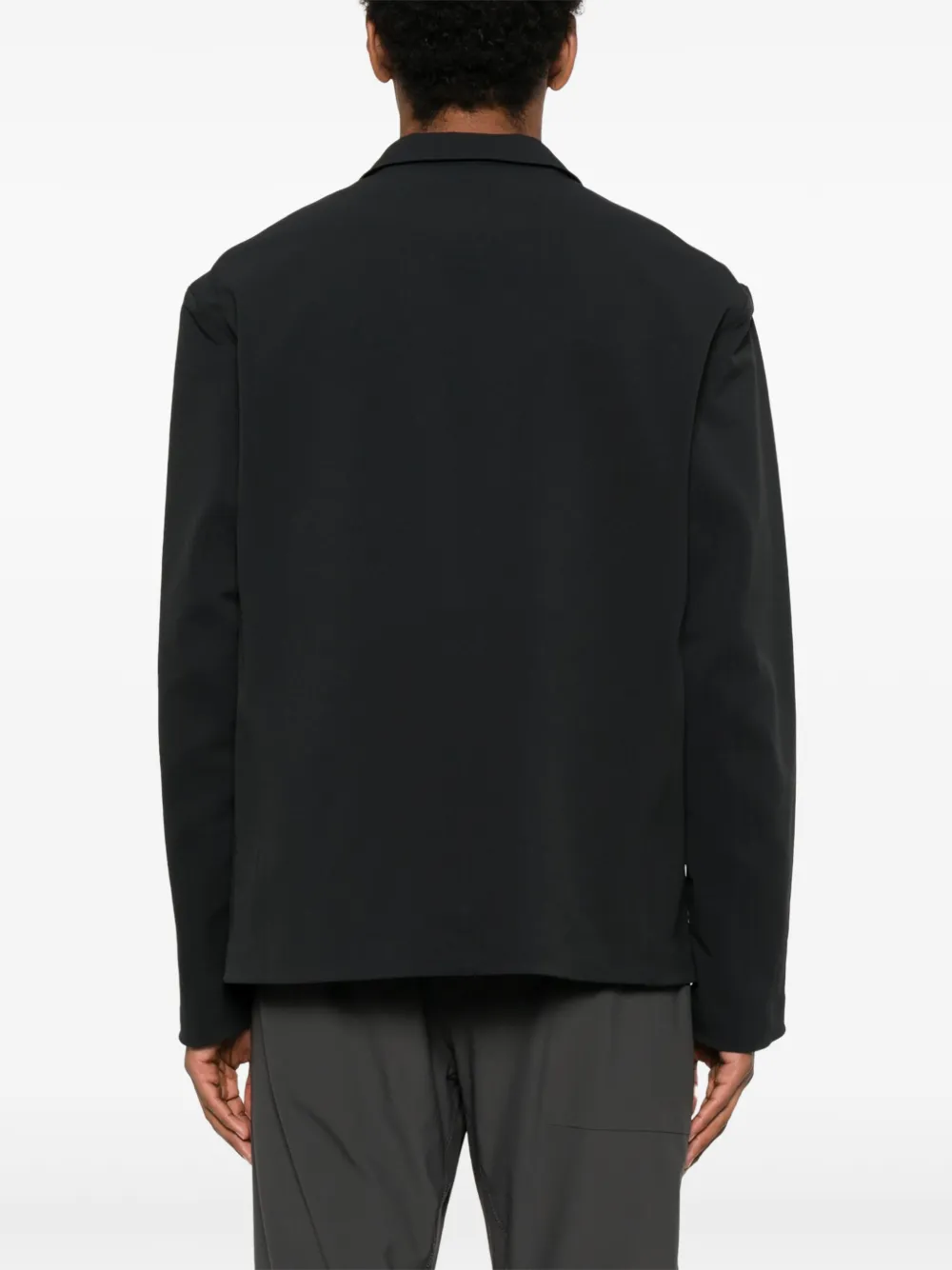 Veilance Blazer met gekerfde kraag Zwart