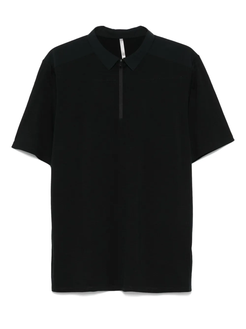 Veilance short-sleeved polo shirt | Black | Image 1