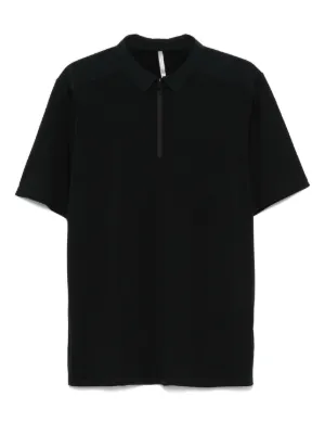 HOMME PLISSÉ ISSEY MIYAKE ブラック ポロシャツ Homme Plissé Issey Miyake メンズ ポロシャツ通販 - FARFETCH