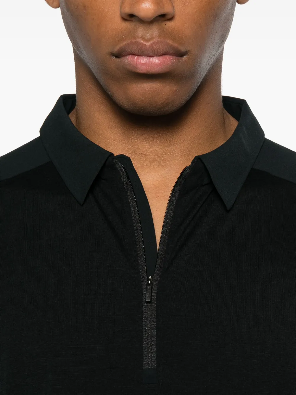 Veilance Poloshirt met korte mouwen Zwart