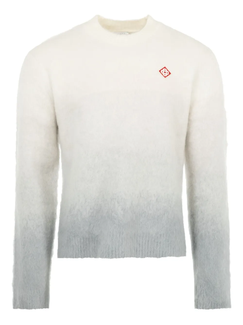 Casablanca Pullover mit Ombré-Effekt | Weiß | Image 1