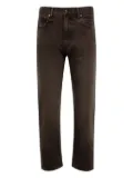 R13 logo-patch jeans - Brown