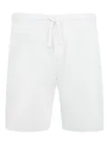 120% Lino drawstring linen shorts - White