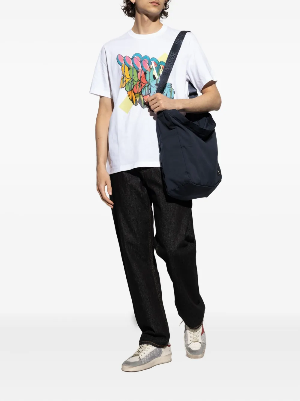 PS Paul Smith T-shirt met grafische print - Wit