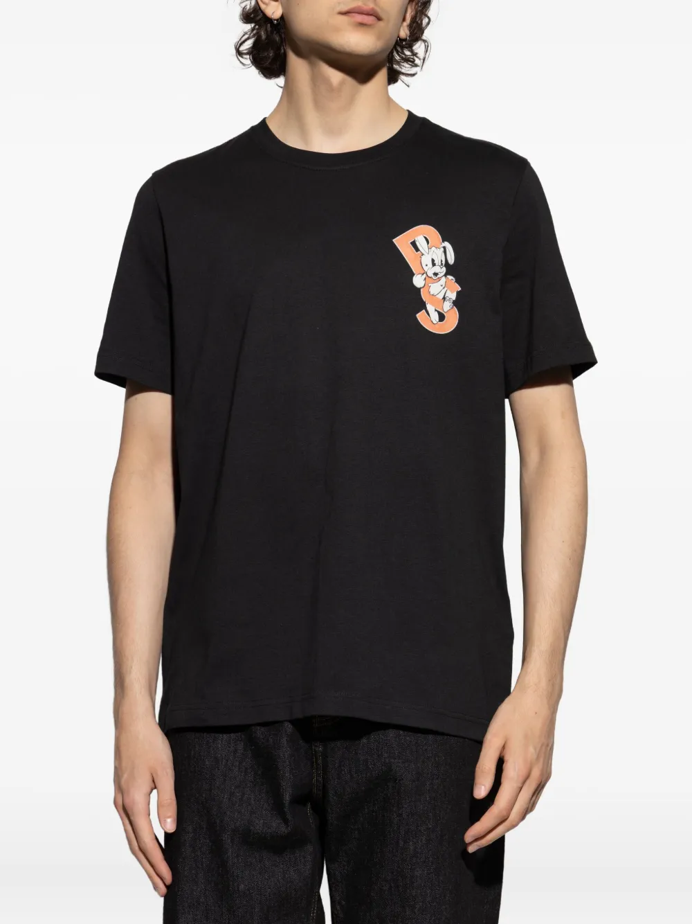 PS Paul Smith T-shirt met grafische print Zwart