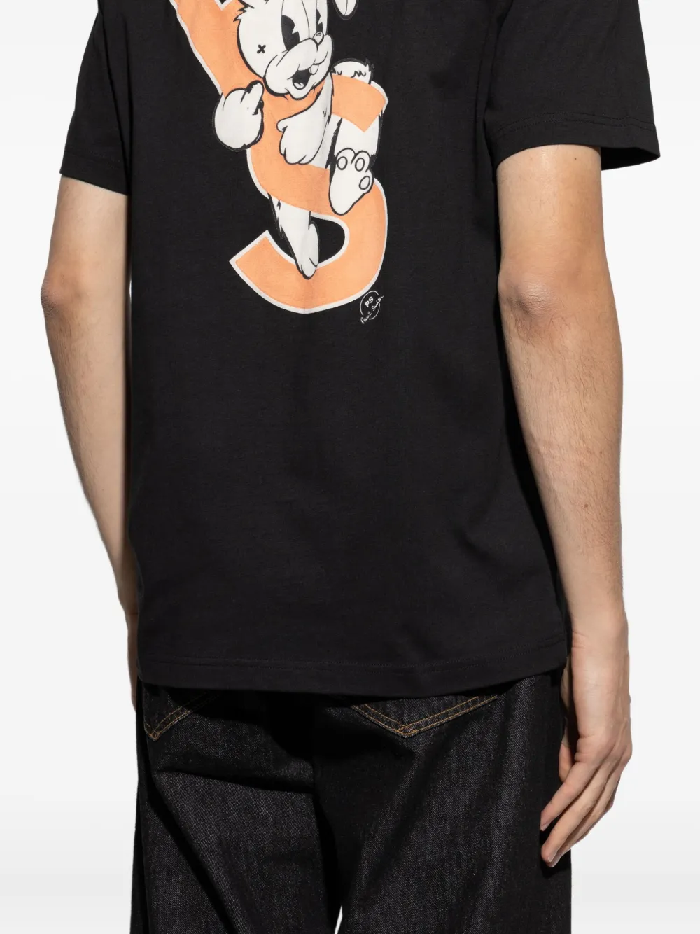PS Paul Smith T-shirt met grafische print Zwart