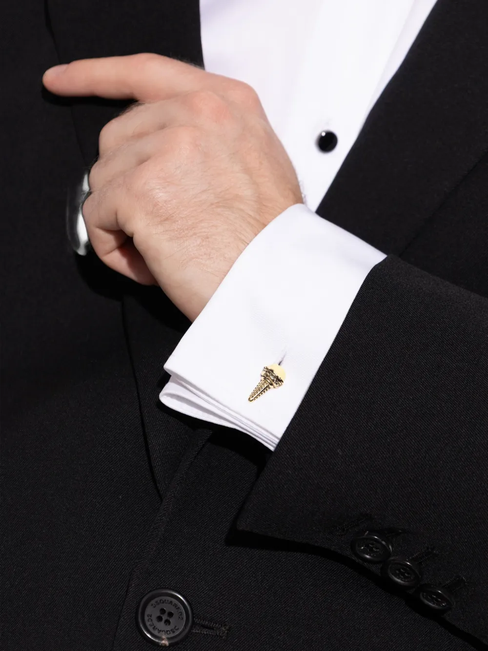 Paul Smith Ice Cream cufflinks | Silver | Image 1