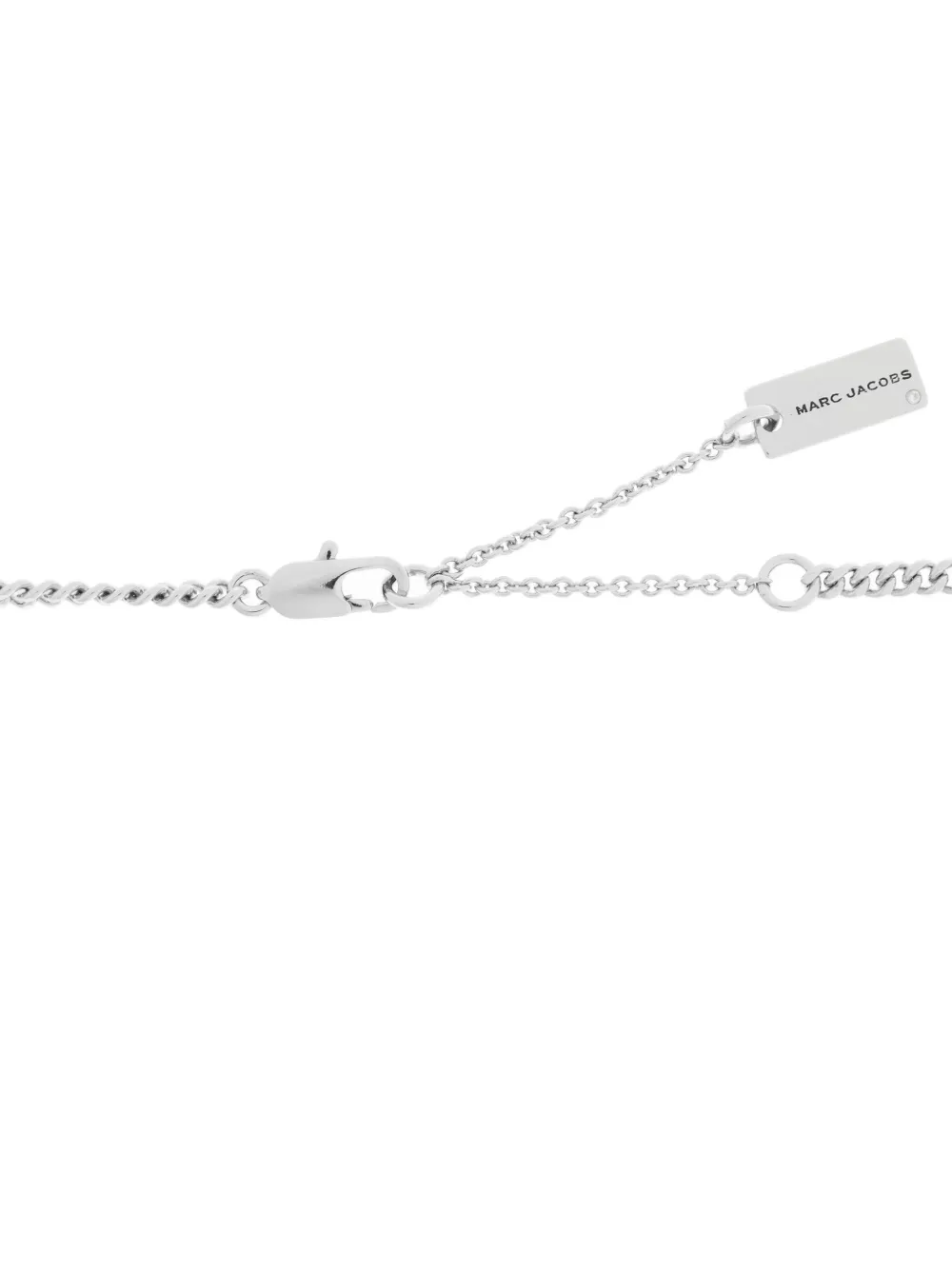 Marc Jacobs Chain-link Pendant Necklace In Metallic