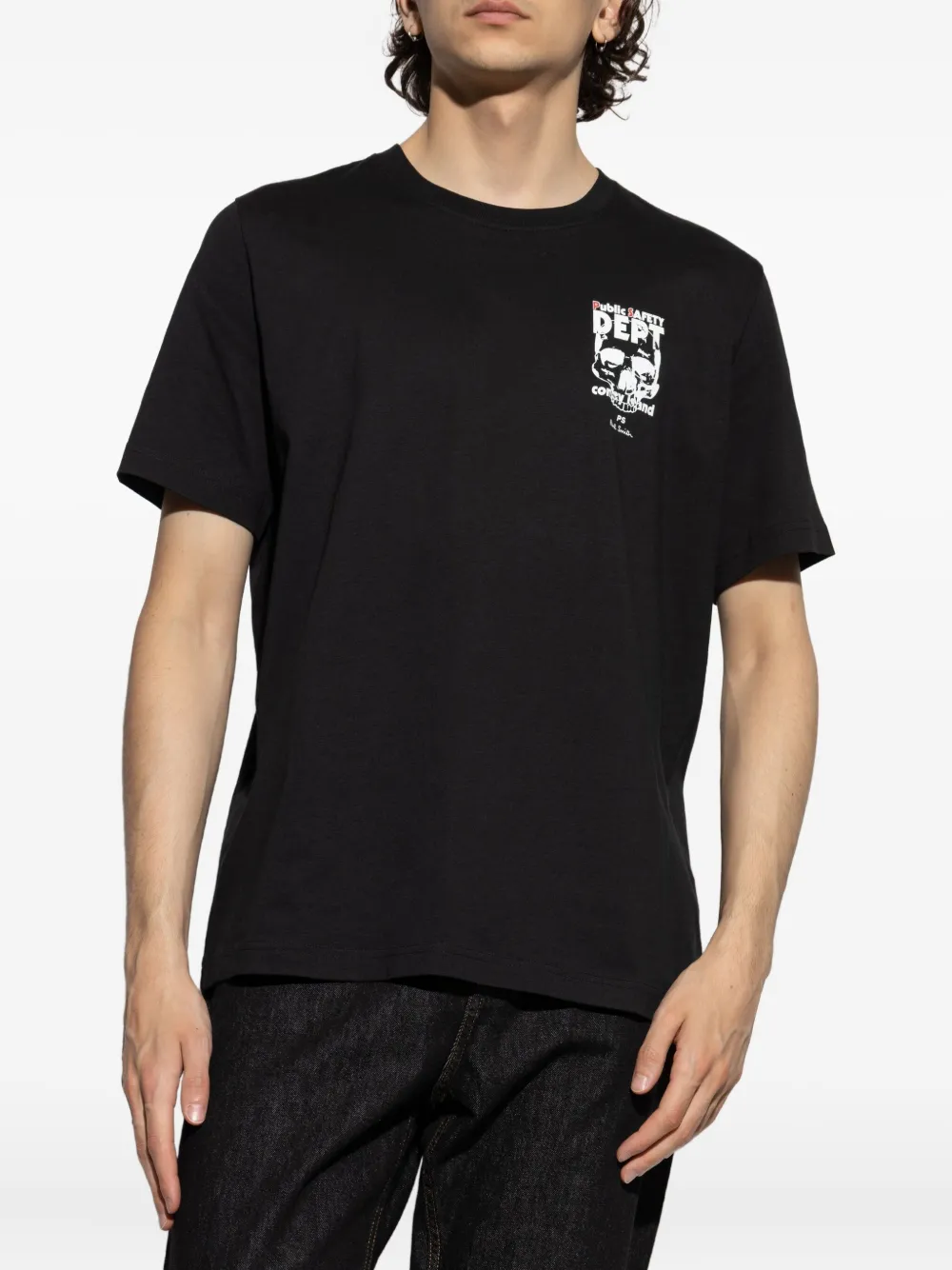 PS Paul Smith T-shirt met grafische print Zwart