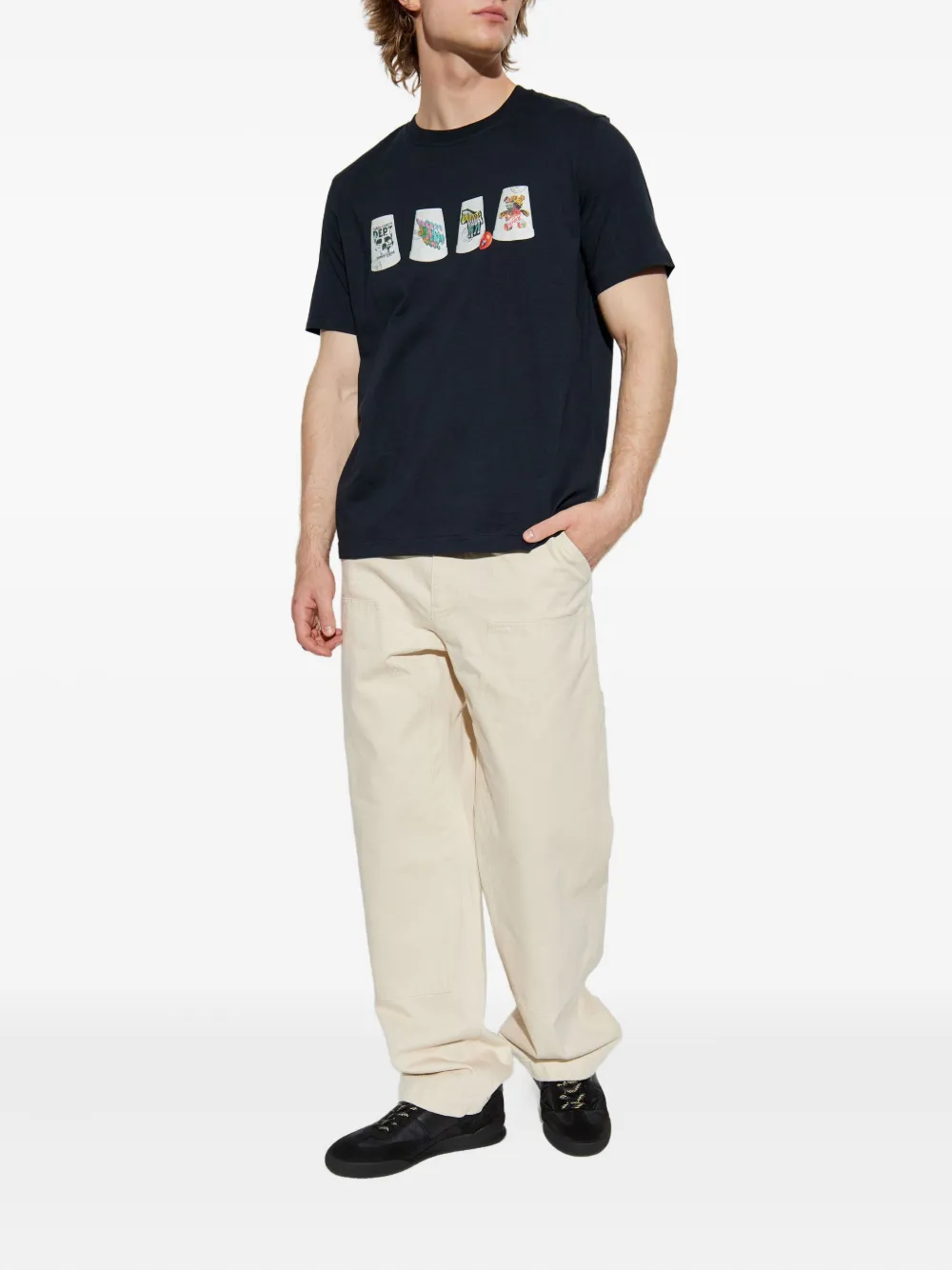 PS Paul Smith playera con estampado gráfico | azul | Image 1