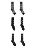 Paul Smith striped polka-dot socks - Black