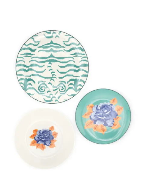 Lisa Corti Indian Tiger plate set