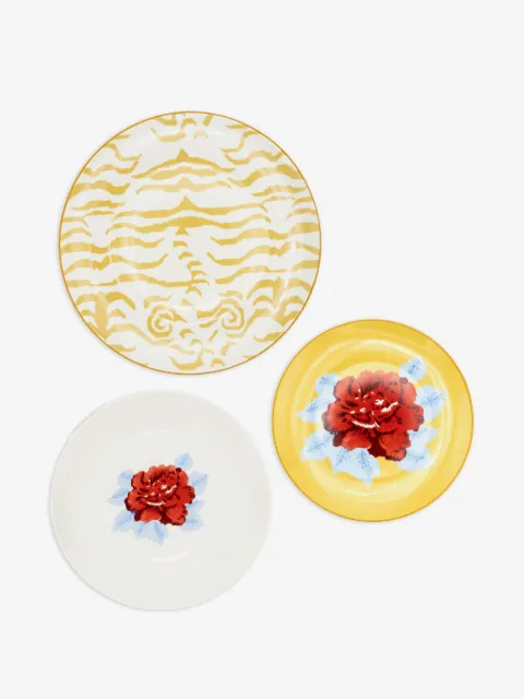 Lisa Corti Indian Tiger plate set