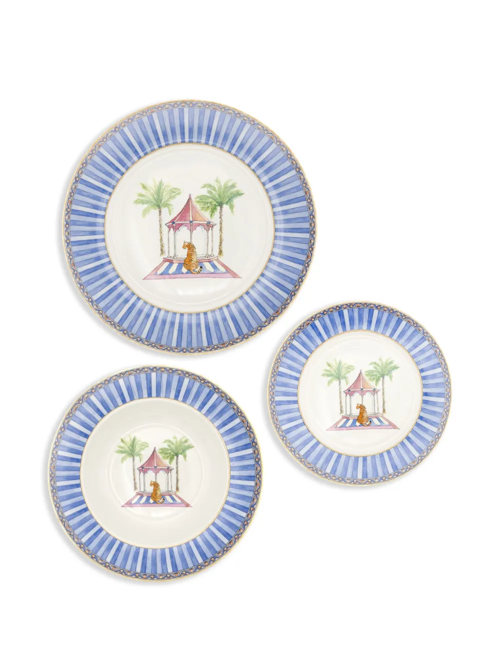 Lisa Corti Sariska plate set | White | Image 1