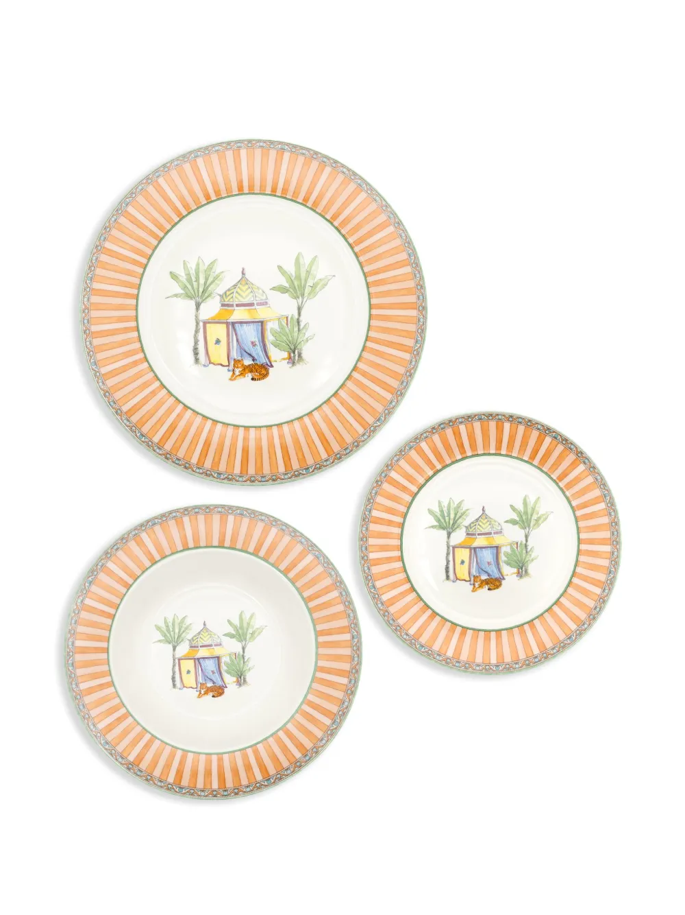 Lisa Corti Sariska plate set | White | Image 1