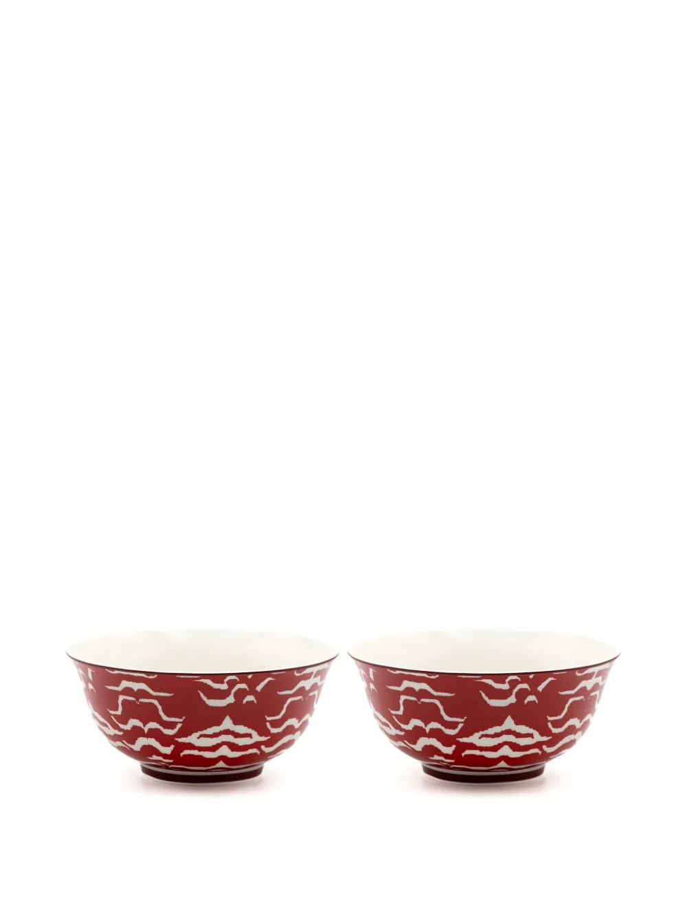 Lisa Corti Indian Tiger bowl set | Red | Image 1