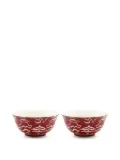 Lisa Corti Indian Tiger bowl set - Red