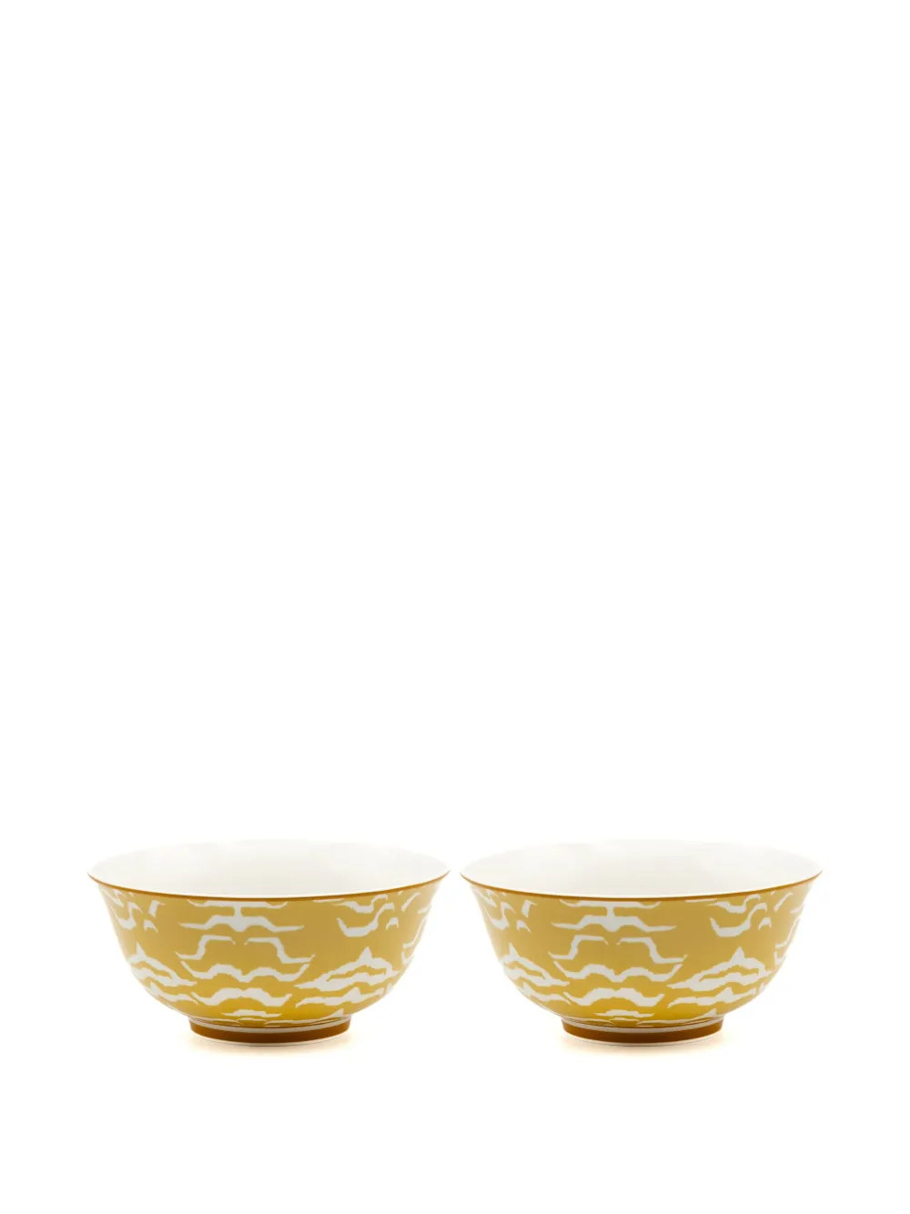 Lisa Corti Indian Tiger bowl set | Yellow | Image 1