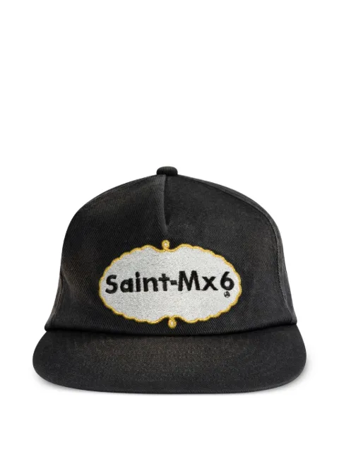 SAINT MXXXXXX logo-embroidered cap