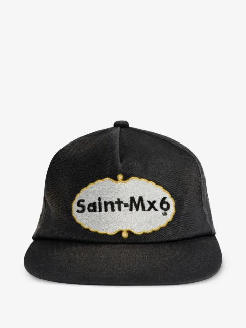 SAINT MXXXXXX logo-embroidered cap