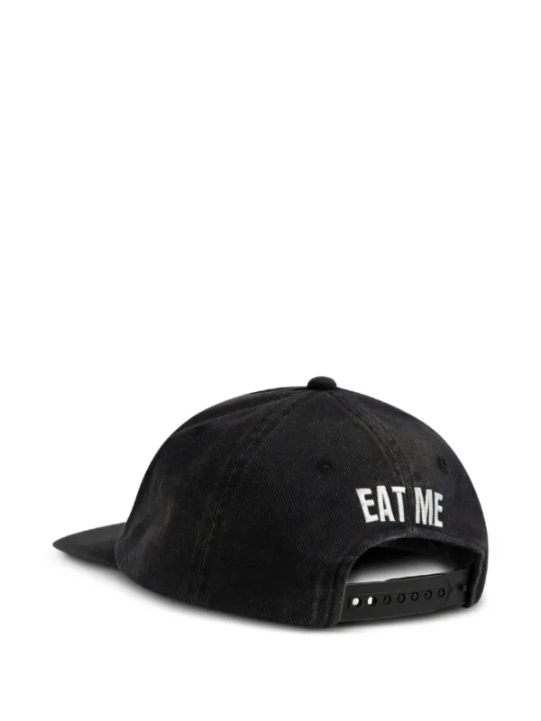 SAINT MXXXXXX logo-embroidered Cap | Black | FARFETCH