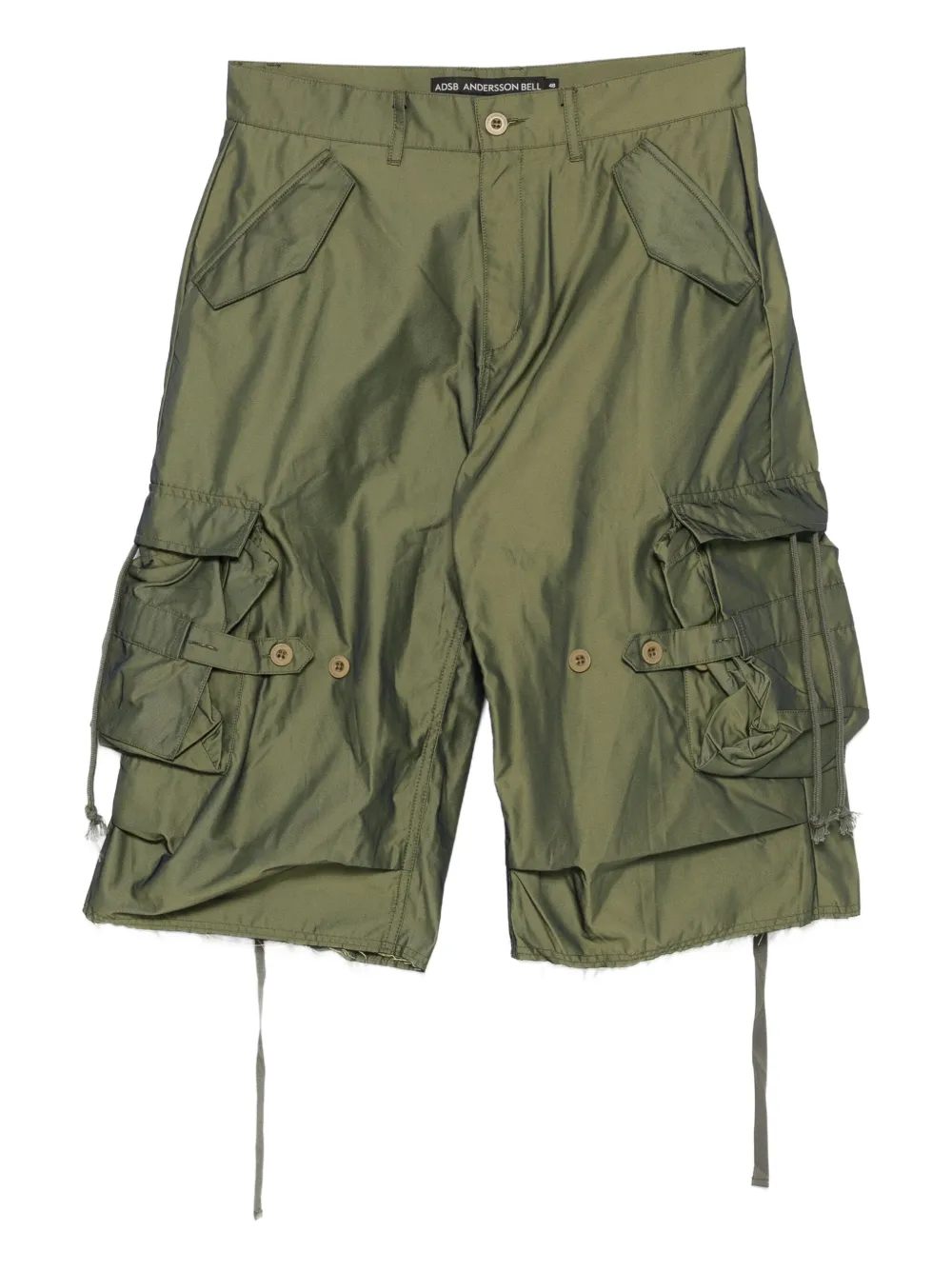 Andersson Bell Nadrin cargo shorts met meerdere zakken Groen