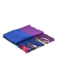 colville Cristobal two-tone fringed scarf - Green
