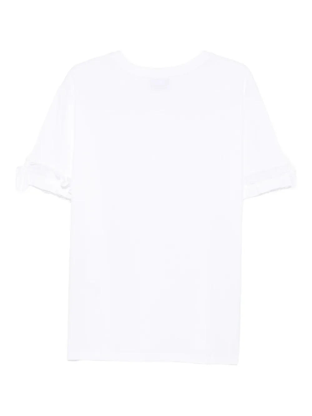 Coperni T-shirt met ruches Wit