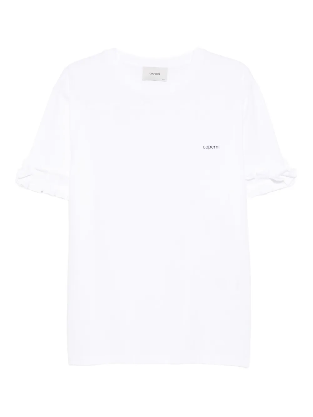 Coperni T-shirt met ruches Wit