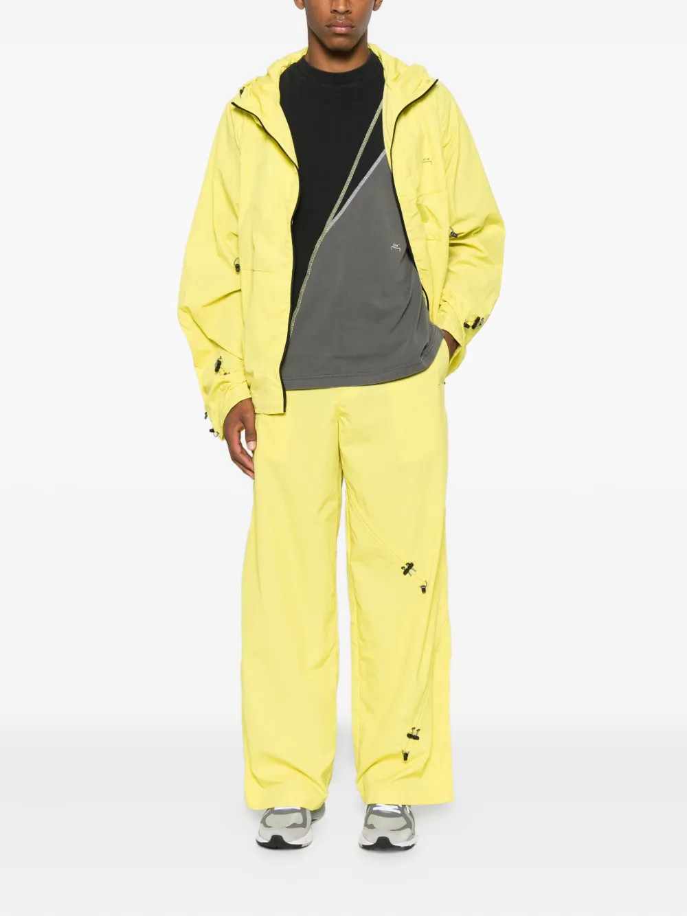 A-COLD-WALL* Spliced panelled T-shirt Zwart