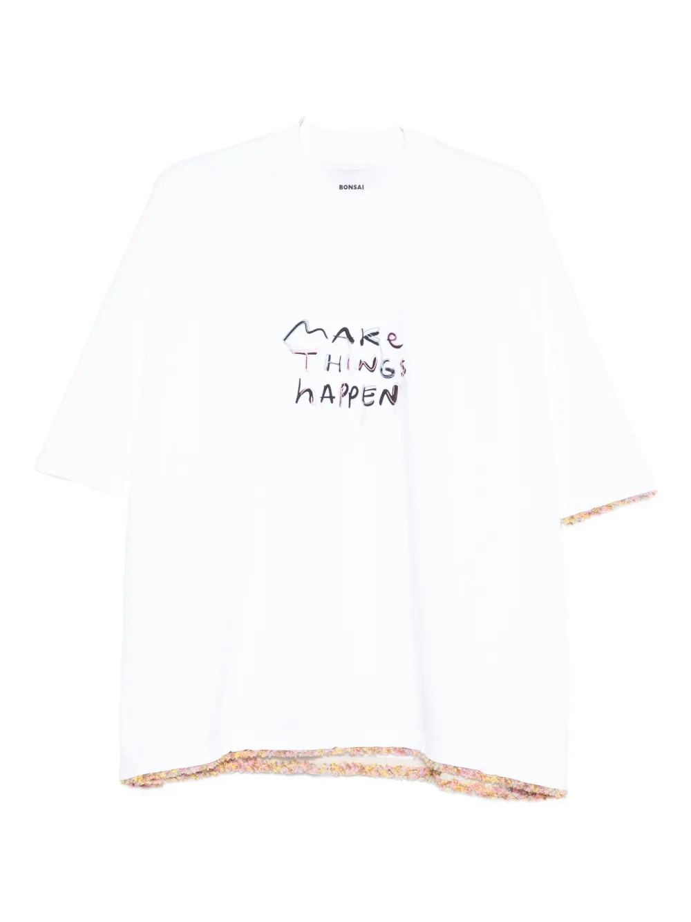 Bonsai Make Things Happen T-shirt In White