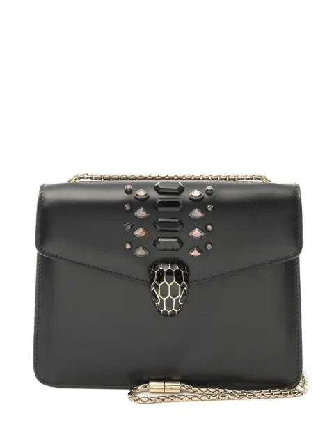 Bvlgari Pre-Owned شنطة كروس 'سيربانتي فوريفر' مزينة بجلد العجل 2000-2024
