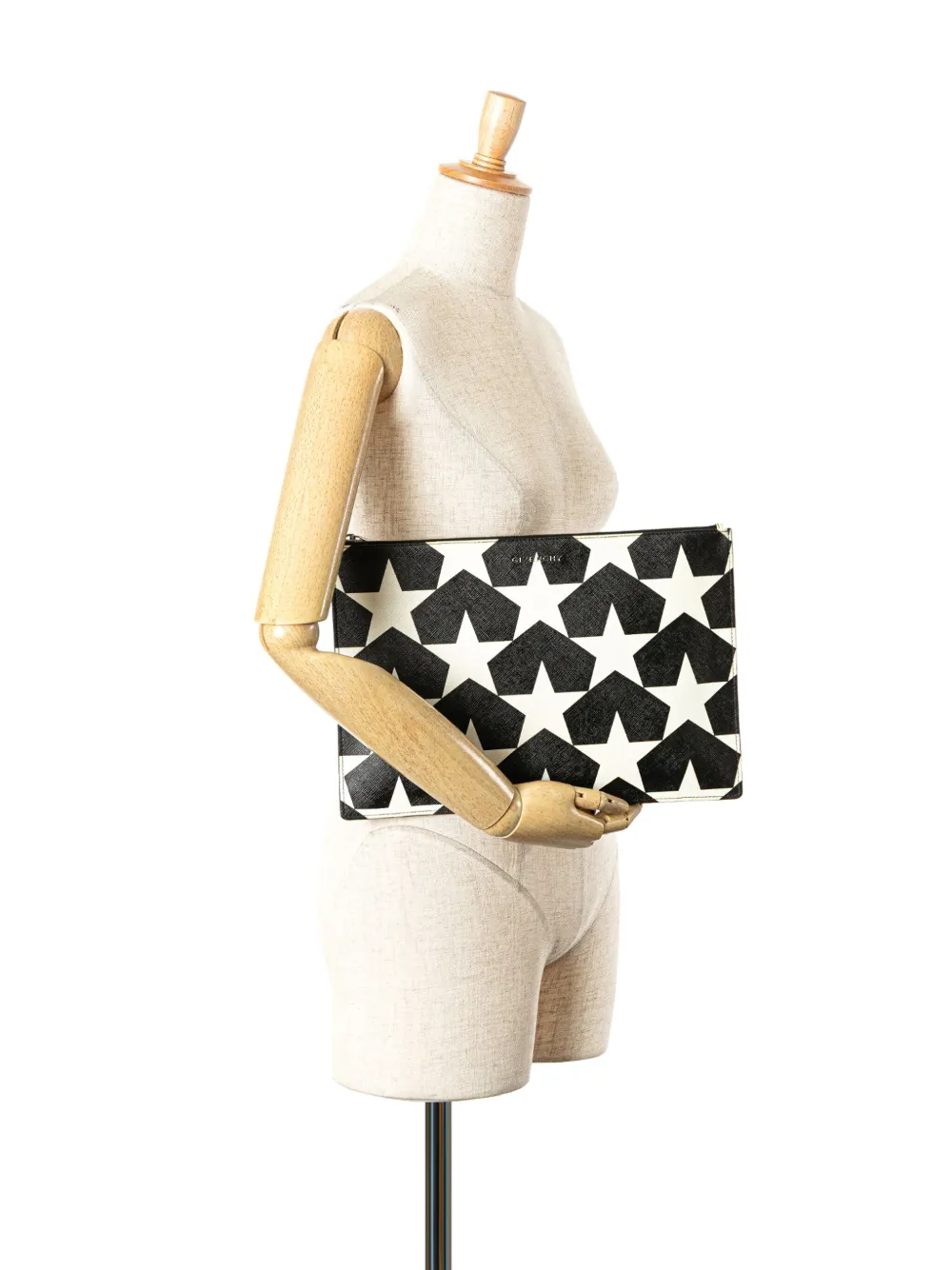 Givenchy Pre-Owned 2017 Large Calfskin Star Print clutch bag | Bags | Image 2