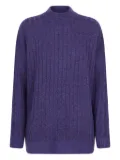 Selected Femme ribbed-knit jumper - Purple