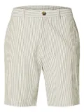 Selected Femme striped shorts - Neutrals